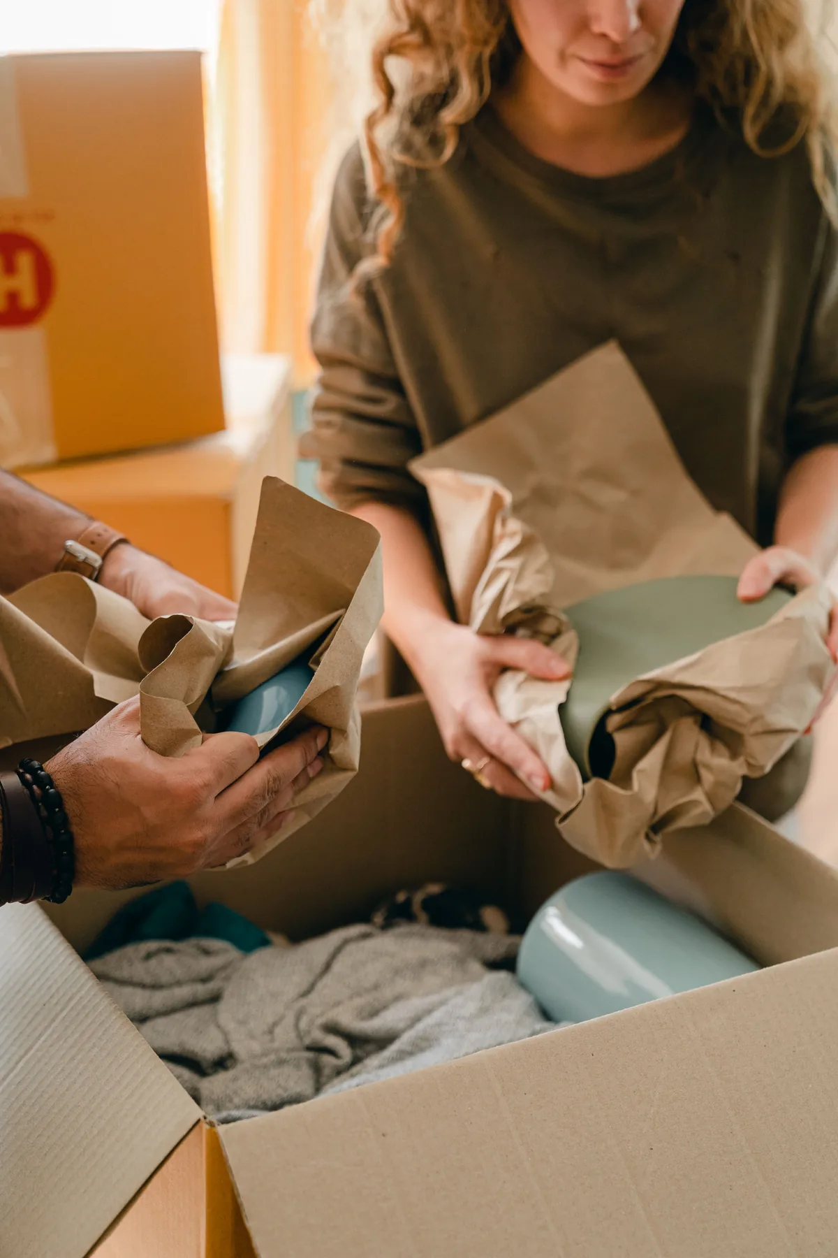 Packing Paper included with Boxed Moves moving packages